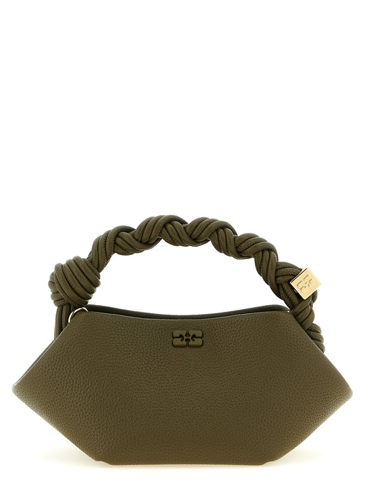 Zweifarbige Handtasche aus Polyester
