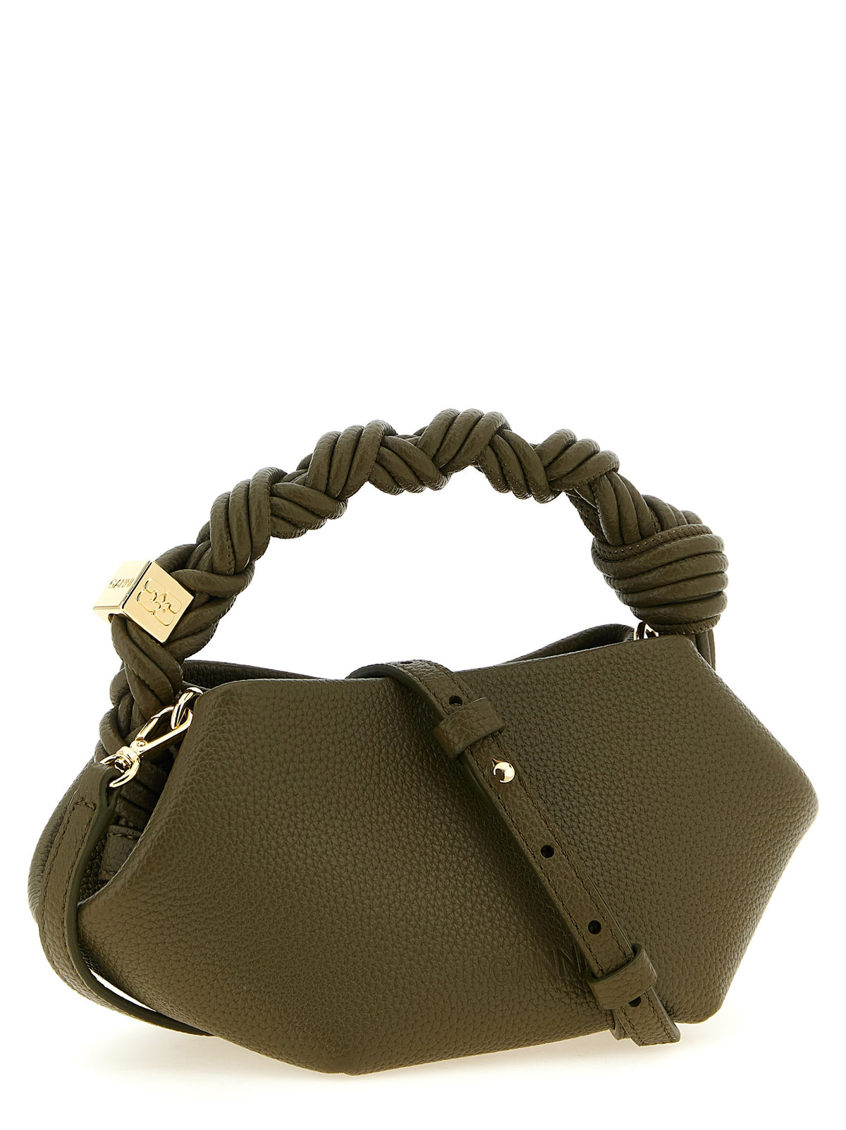 Zweifarbige Handtasche aus Polyester