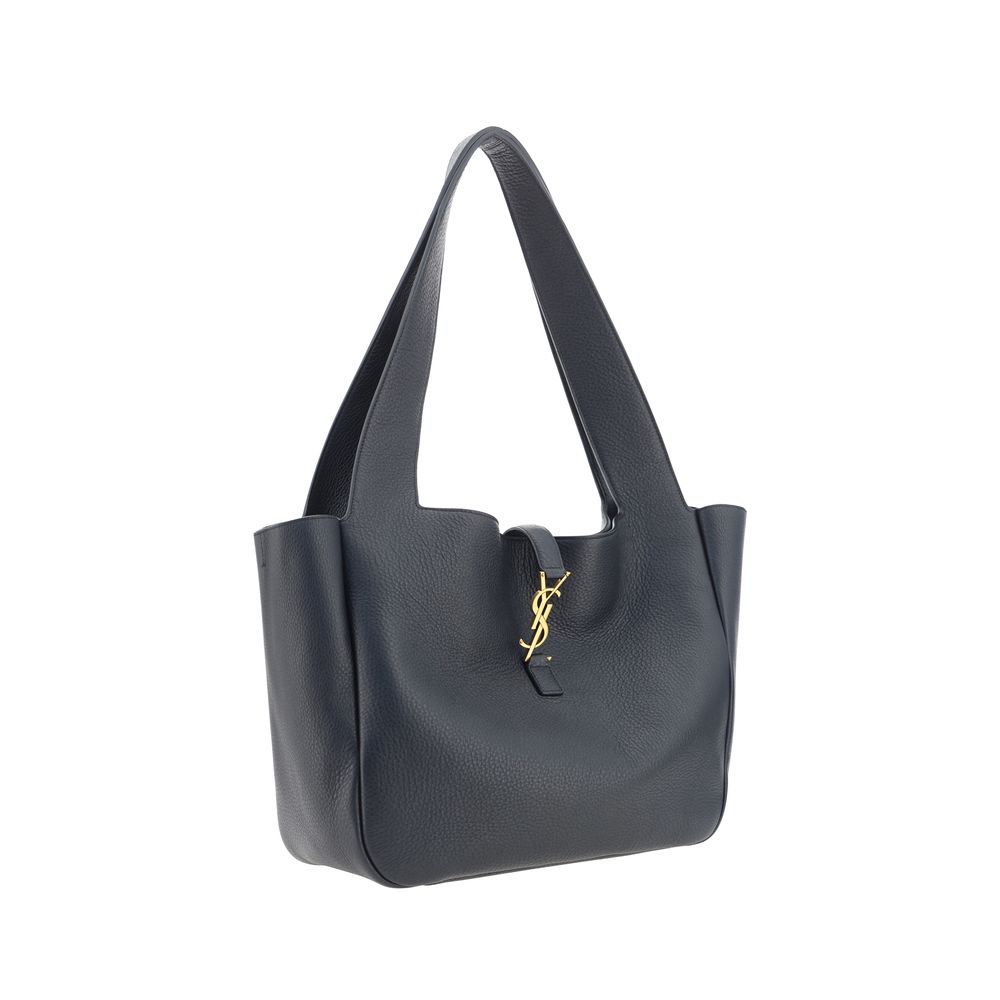Schwarze Bos Taurus Kalbsleder Schultertasche