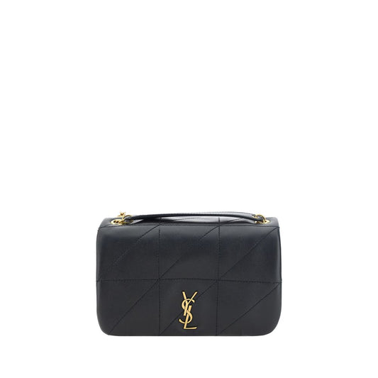 Schwarze Lammleder Schultertasche Ovis Aries Aries