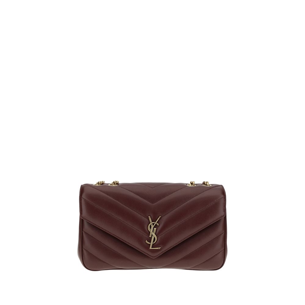 Shoulder bag in burgundy lamb leather Ovis Aries Aries