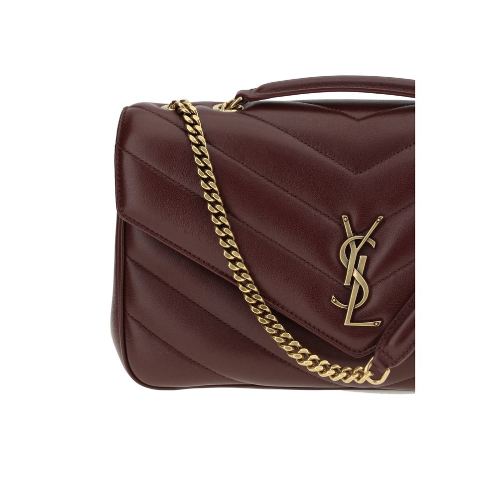 Shoulder bag in burgundy lamb leather Ovis Aries Aries