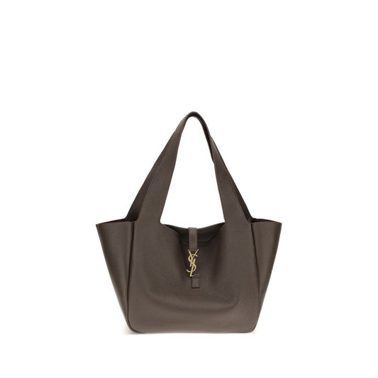 Braune Kalbsleder Bos Taurus Schultertasche