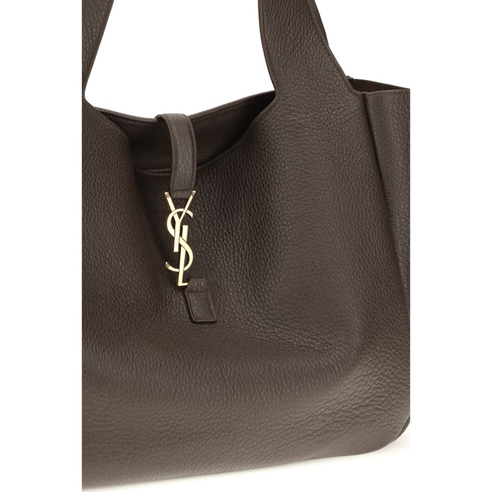 Braune Kalbsleder Bos Taurus Schultertasche