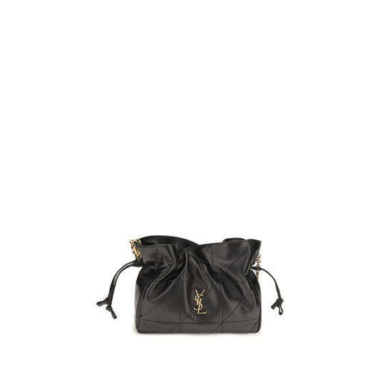 Schwarze Lammleder Schultertasche Ovis Aries Aries