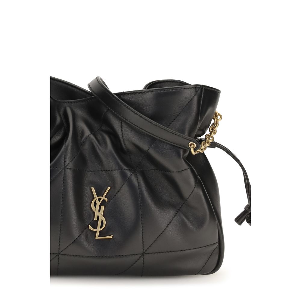 Black Lambskin Shoulder Bag Ovis Aries Aries