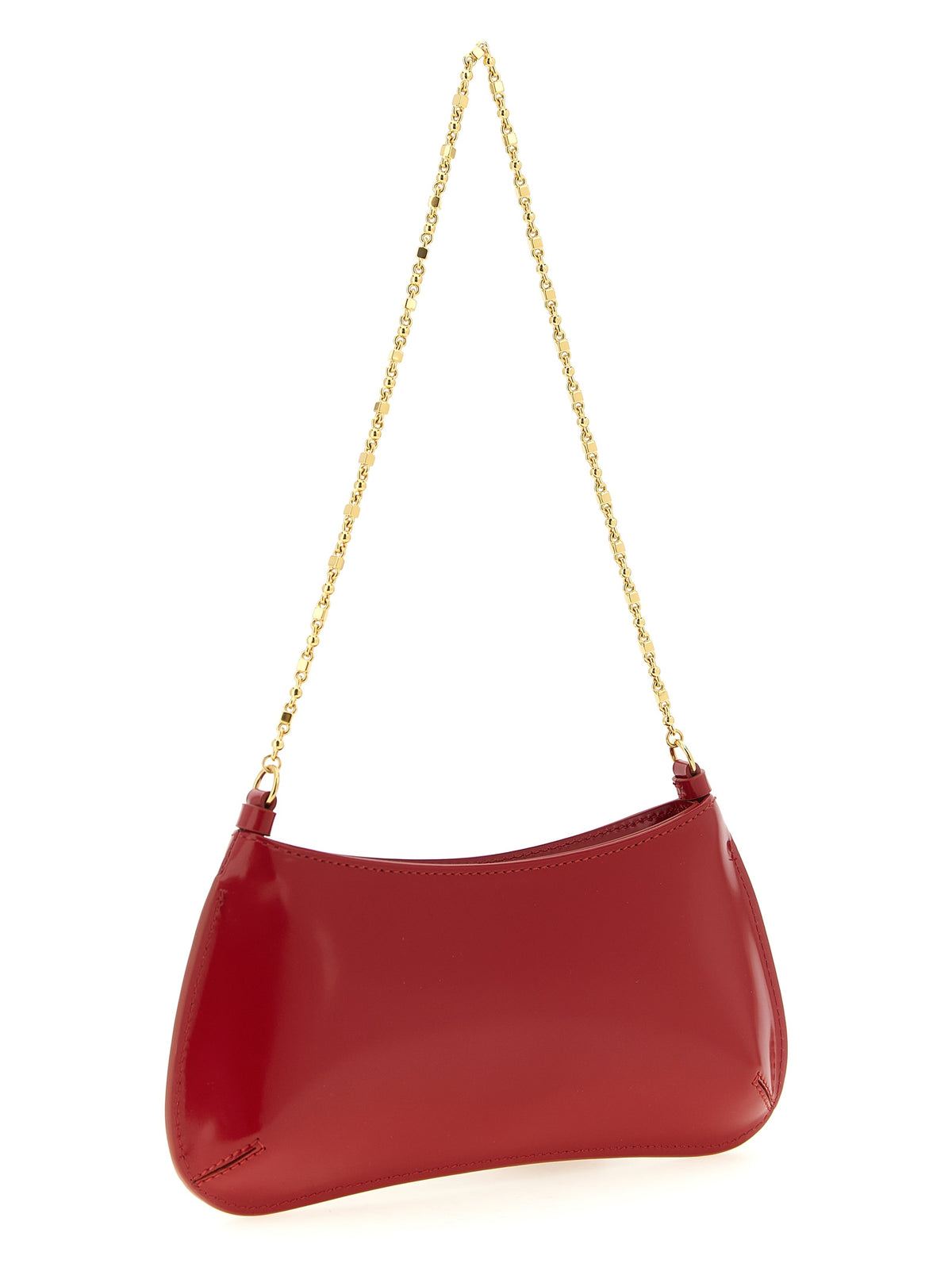 Schultertasche aus mehrfarbigem Kalbsleder