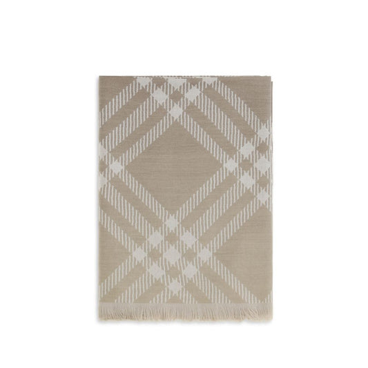 Beige Ovis Aries Wollschal