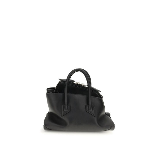 Black calf leather Bos Taurus handbag