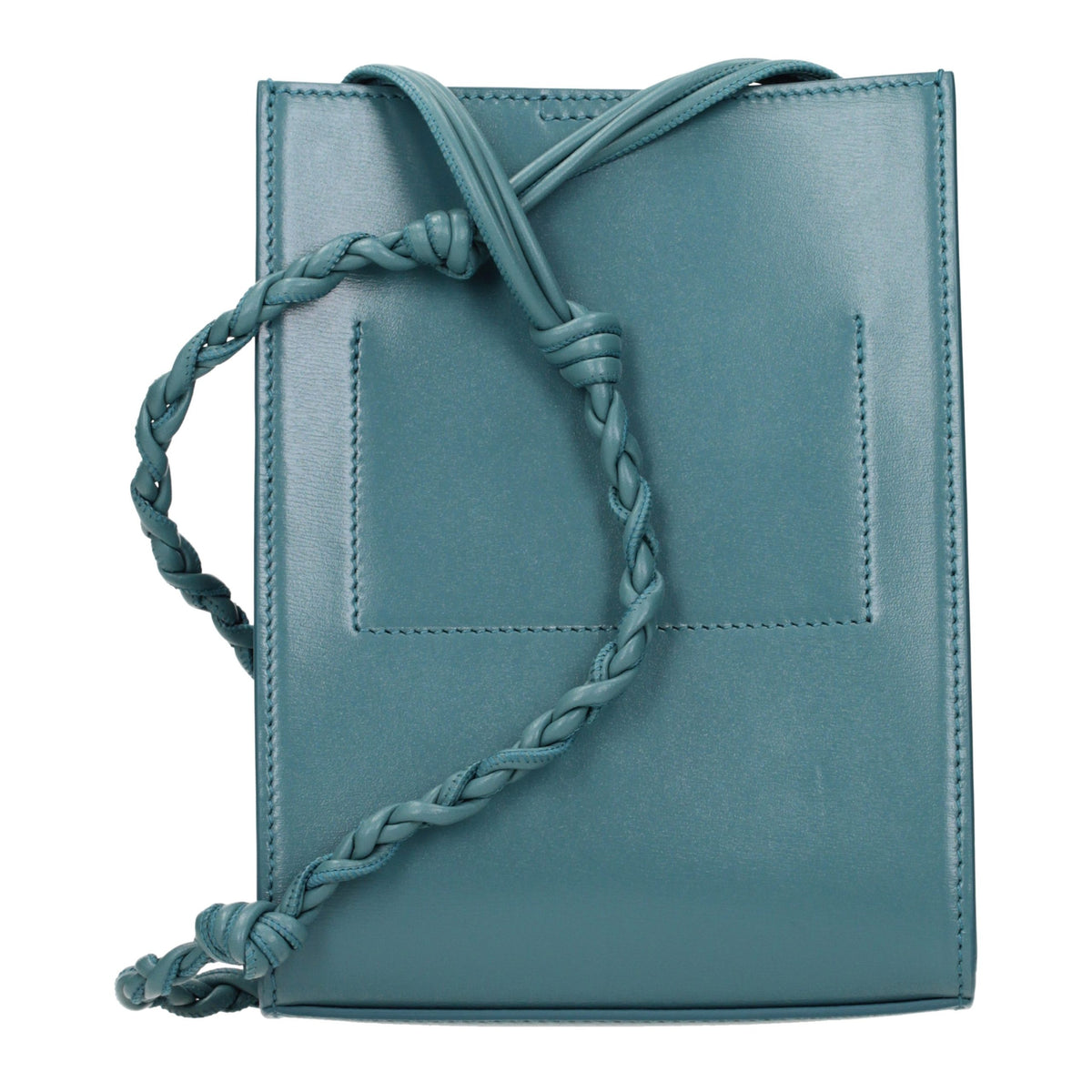 Grüne Leder Crossbody Tasche
