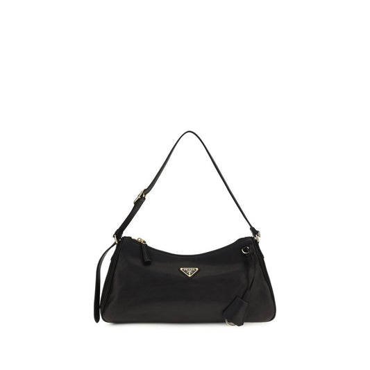 Schwarze Bos Taurus Kalbsleder Schultertasche