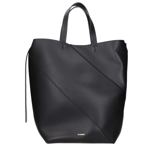 Black leather shoulder bag