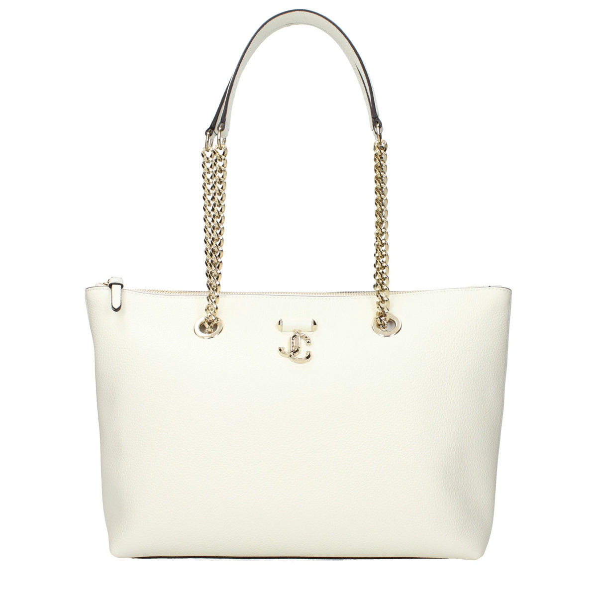 Weiße Leder Schultertasche