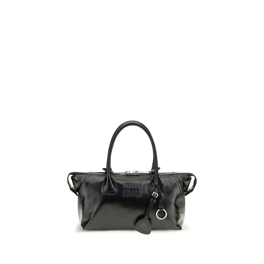 Black calf leather Bos Taurus handbag