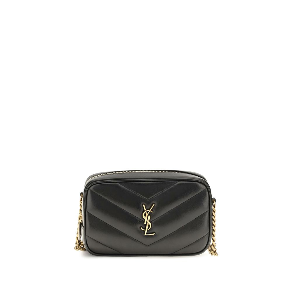 Schwarze Lammleder Schultertasche Ovis Aries Aries