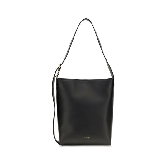 Black calf leather Bos Taurus handbag