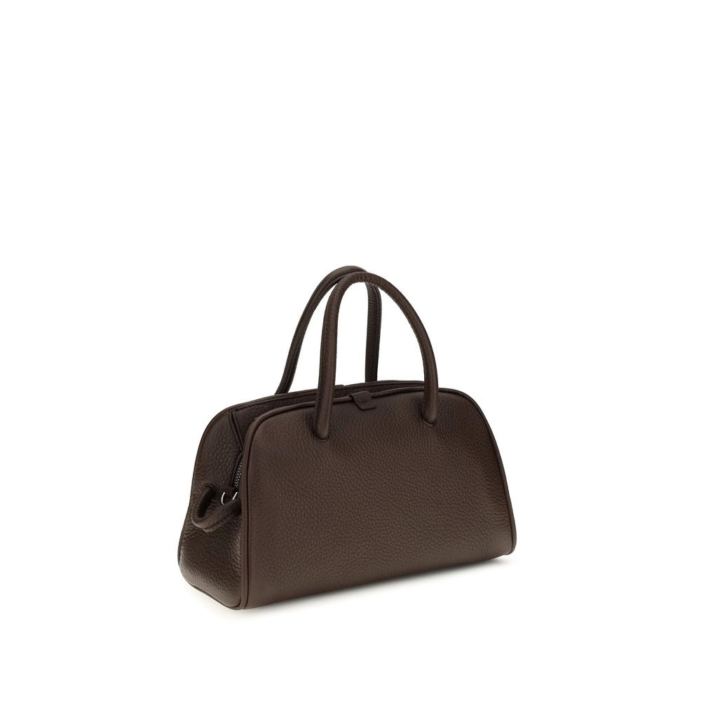Braune Kalbsleder Bos Taurus Handtasche