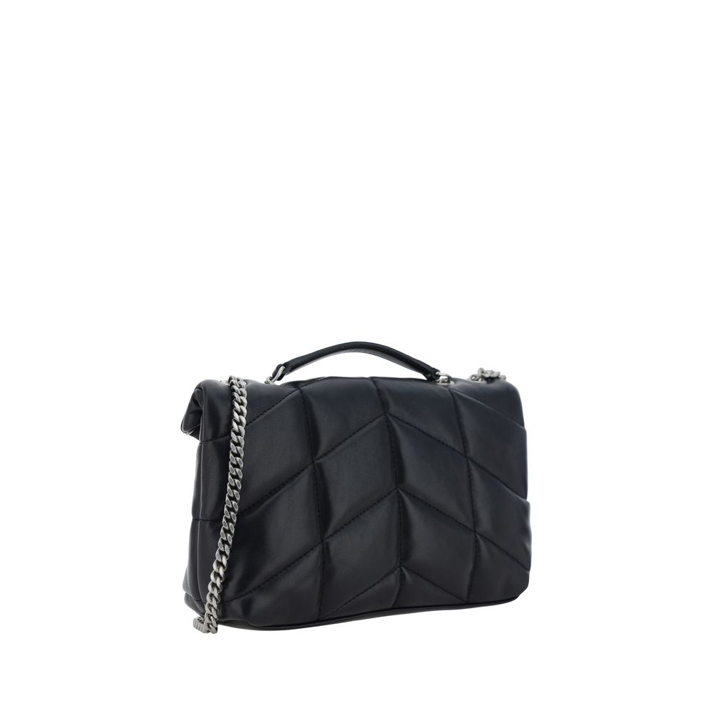 Black Lambskin Shoulder Bag Ovis Aries