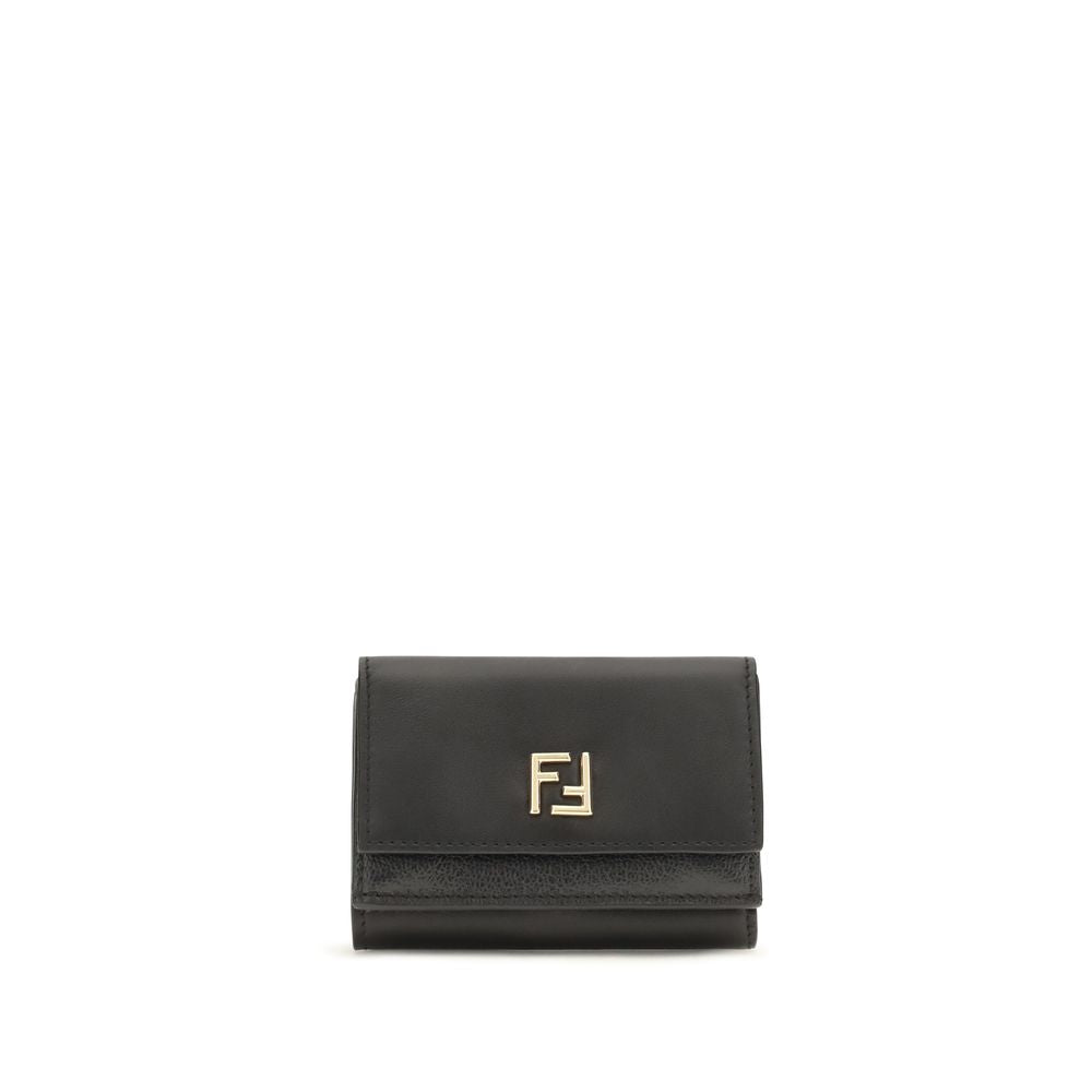 Black calf leather Bos Taurus wallet