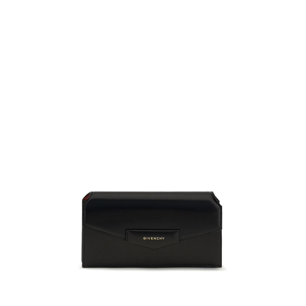 Black calf leather Bos Taurus wallet