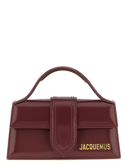 Handtasche aus bordeauxrotem Kalbsleder