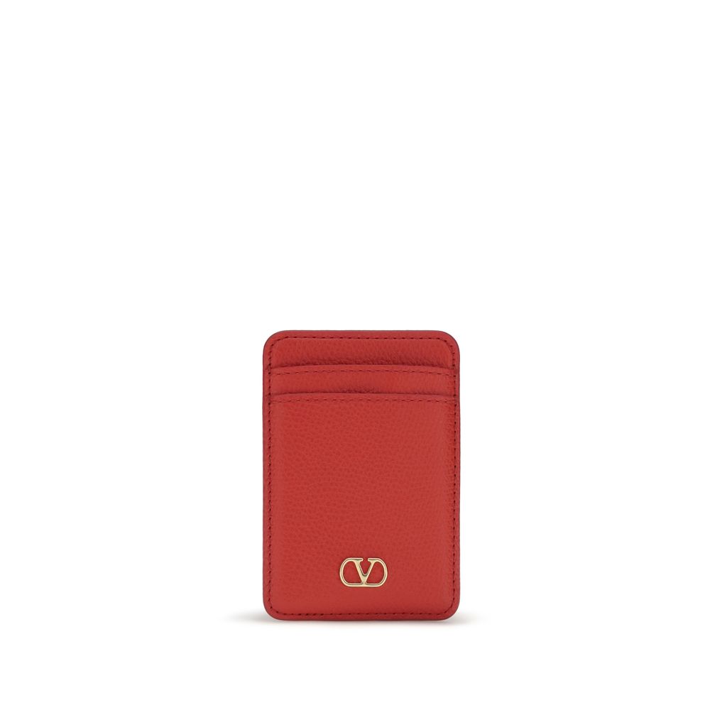 Brieftasche aus rotem Kalbsleder