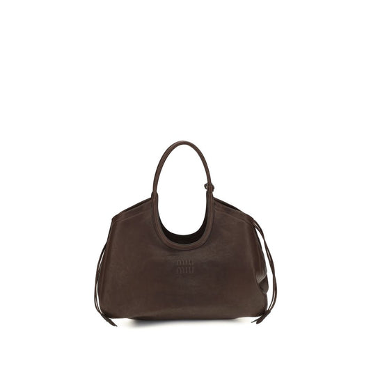 Handtasche aus Lammleder in Braun
