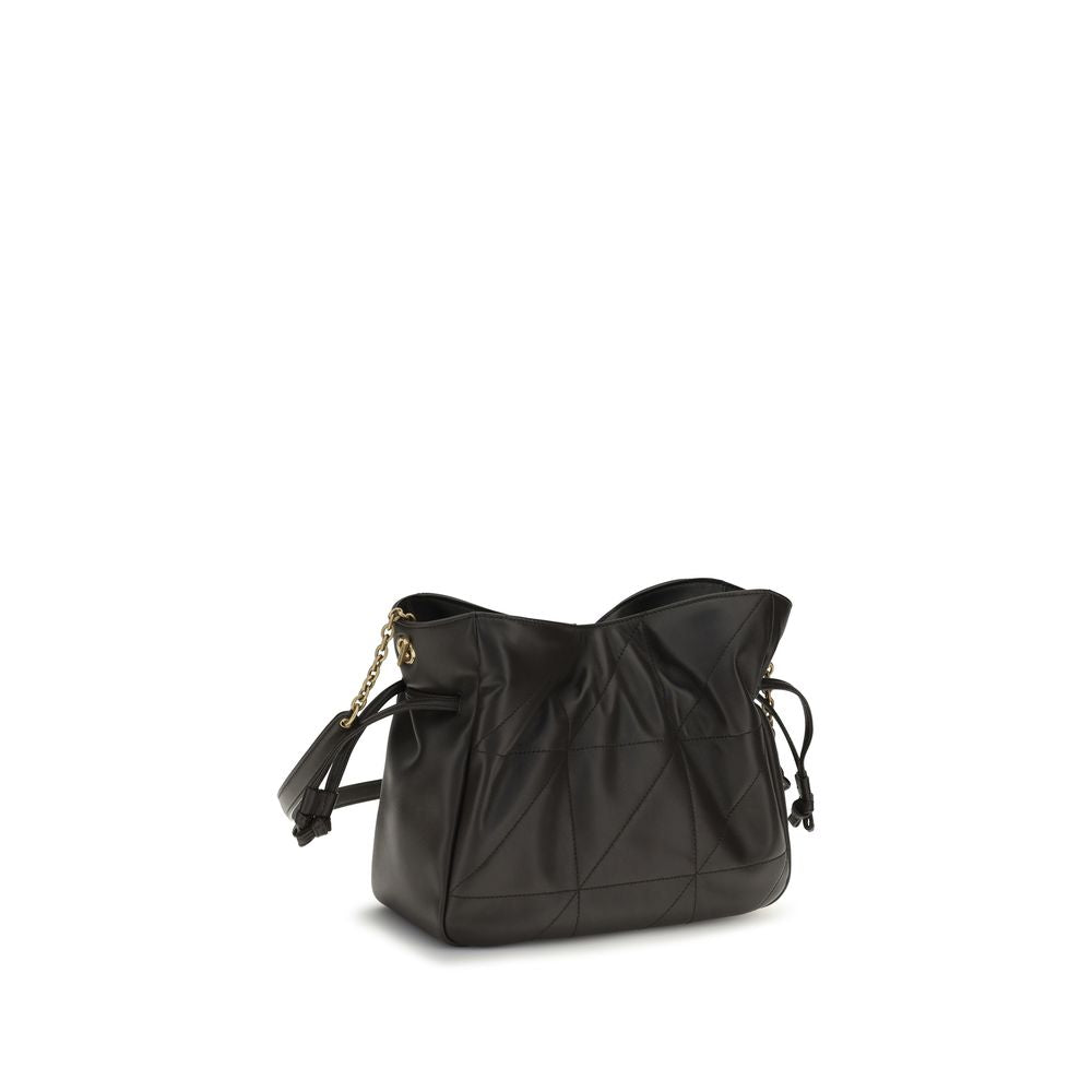 Schwarze Lammleder-Clutch Ovis Aries