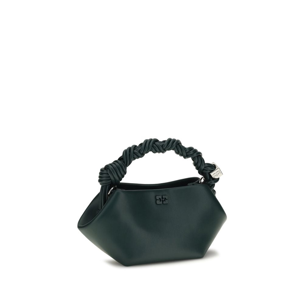 Schultertasche aus recyceltem Bicolor-Leder