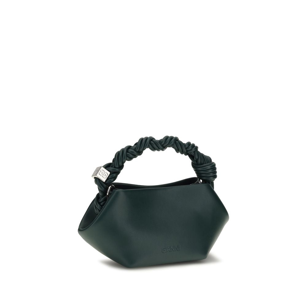 Schultertasche aus recyceltem Bicolor-Leder
