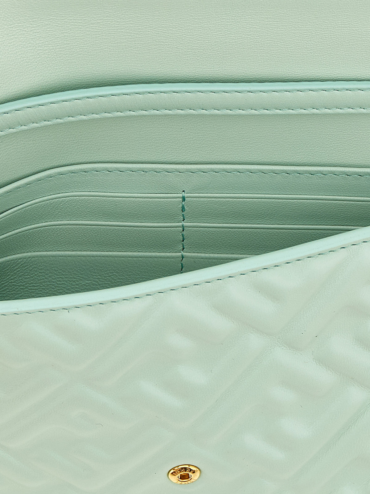 Two-tone lambskin shoulder bag