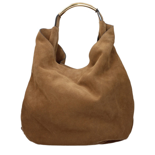 Braune Leder Schultertasche