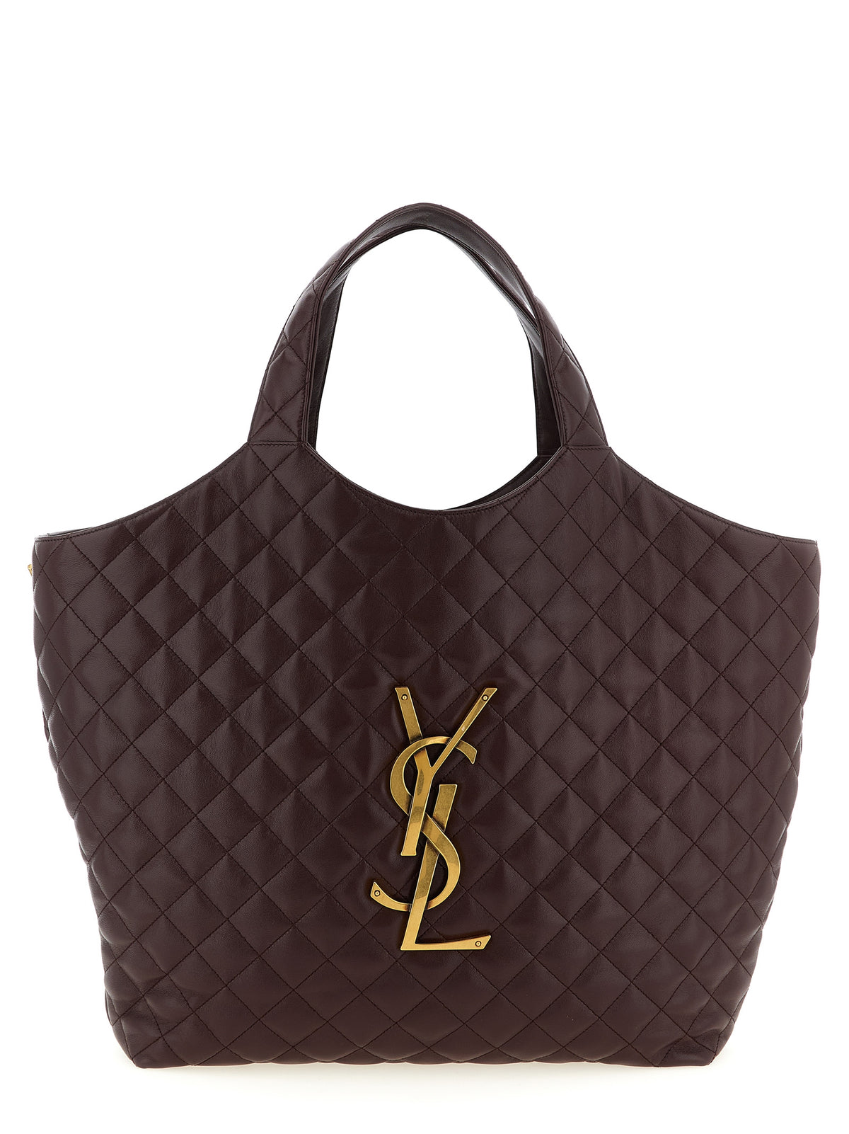 Bordeaux Lammleder-Tasche