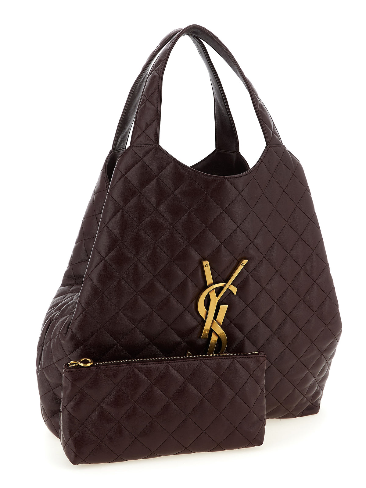 Bordeaux Lammleder-Tasche