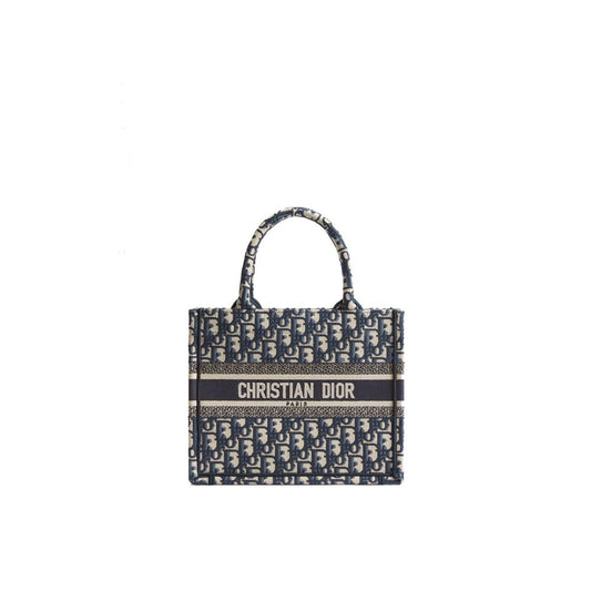 Blaue Baumwolltasche