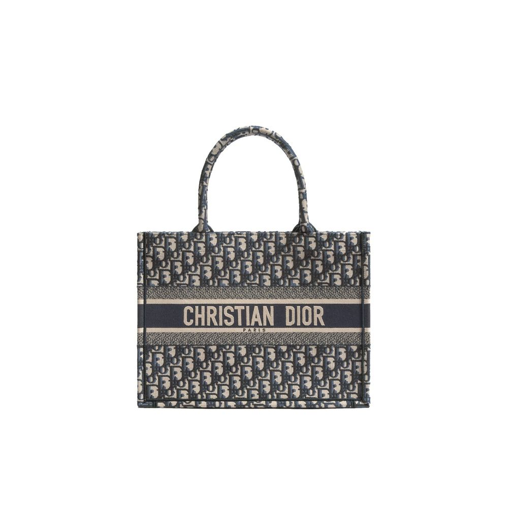 Blaue Baumwolltasche