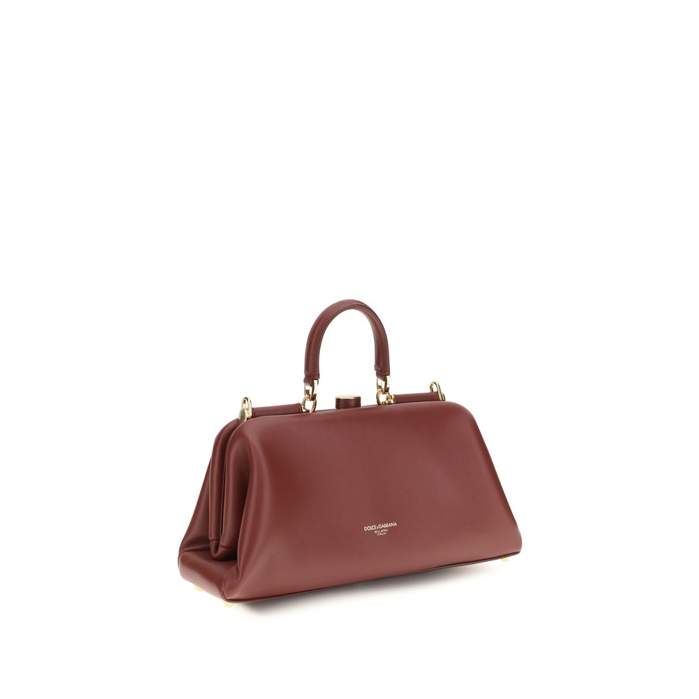 Handtasche aus rotem Lammleder Ovis Aries