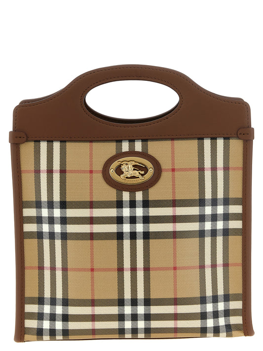 Beige Cotton Handbag
