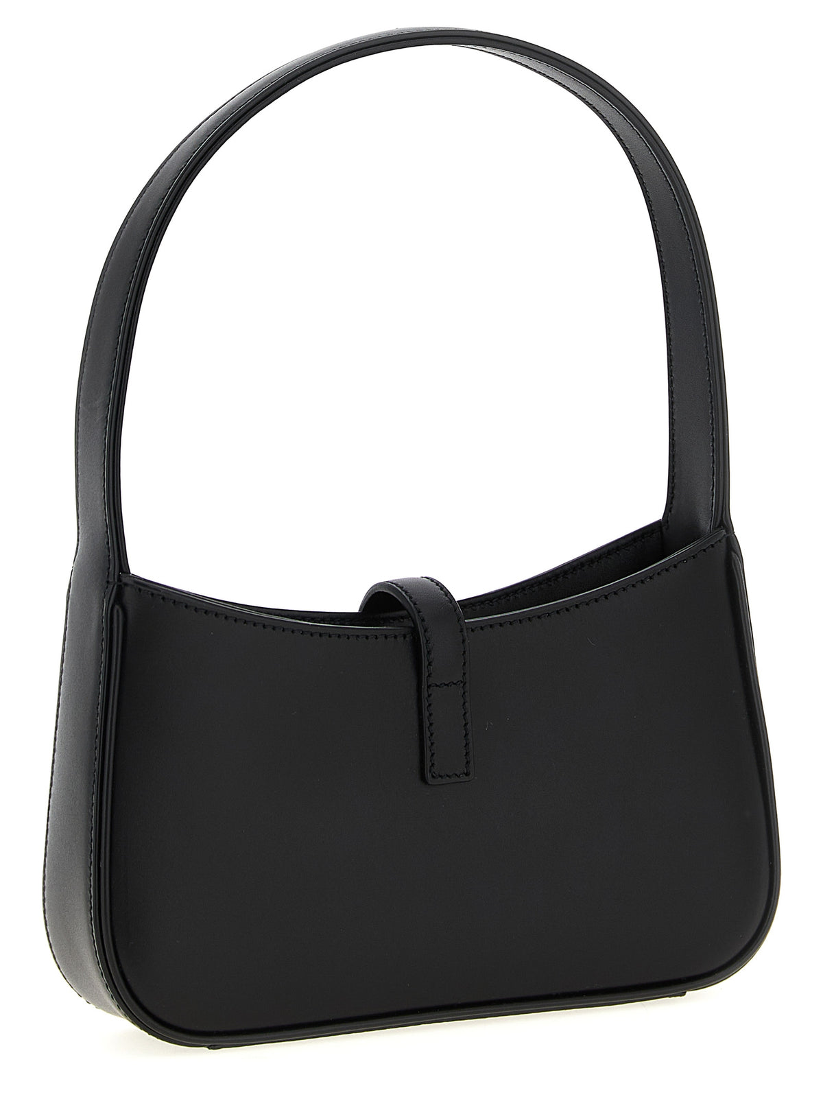 Schwarze Kalbsleder-Handtasche