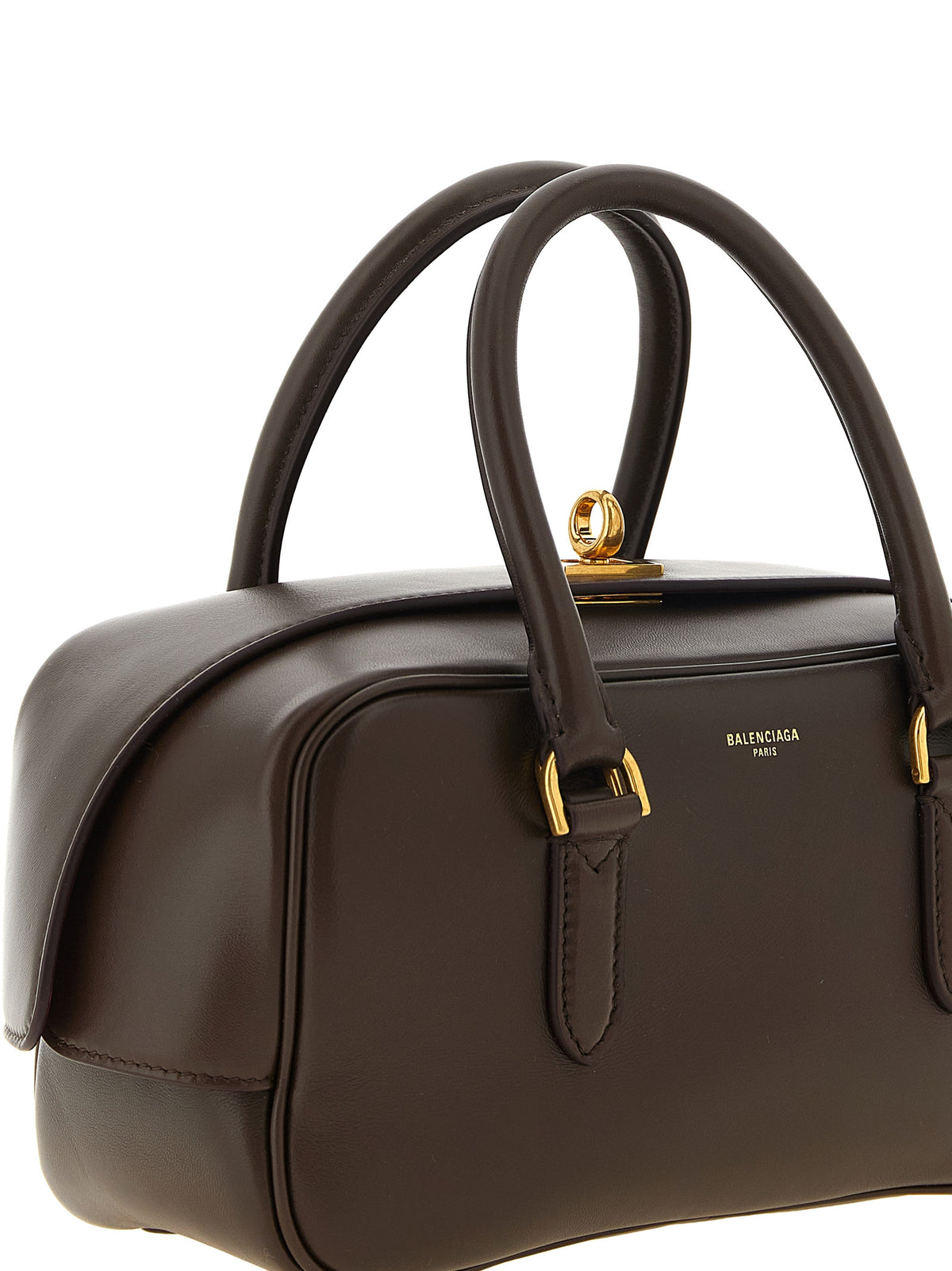 Braune Lammleder-Handtasche