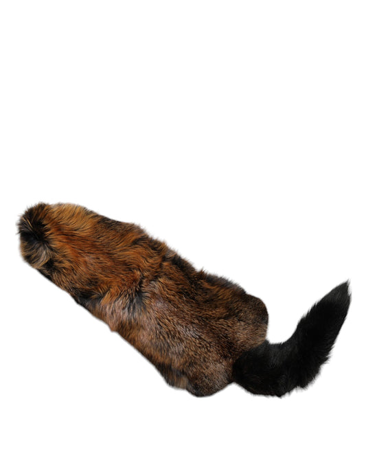 Brauner Rotfuchs Pelz Halswärmer Winterschal