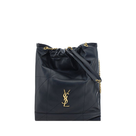 Schwarze Lammleder Schultertasche Ovis Aries Aries