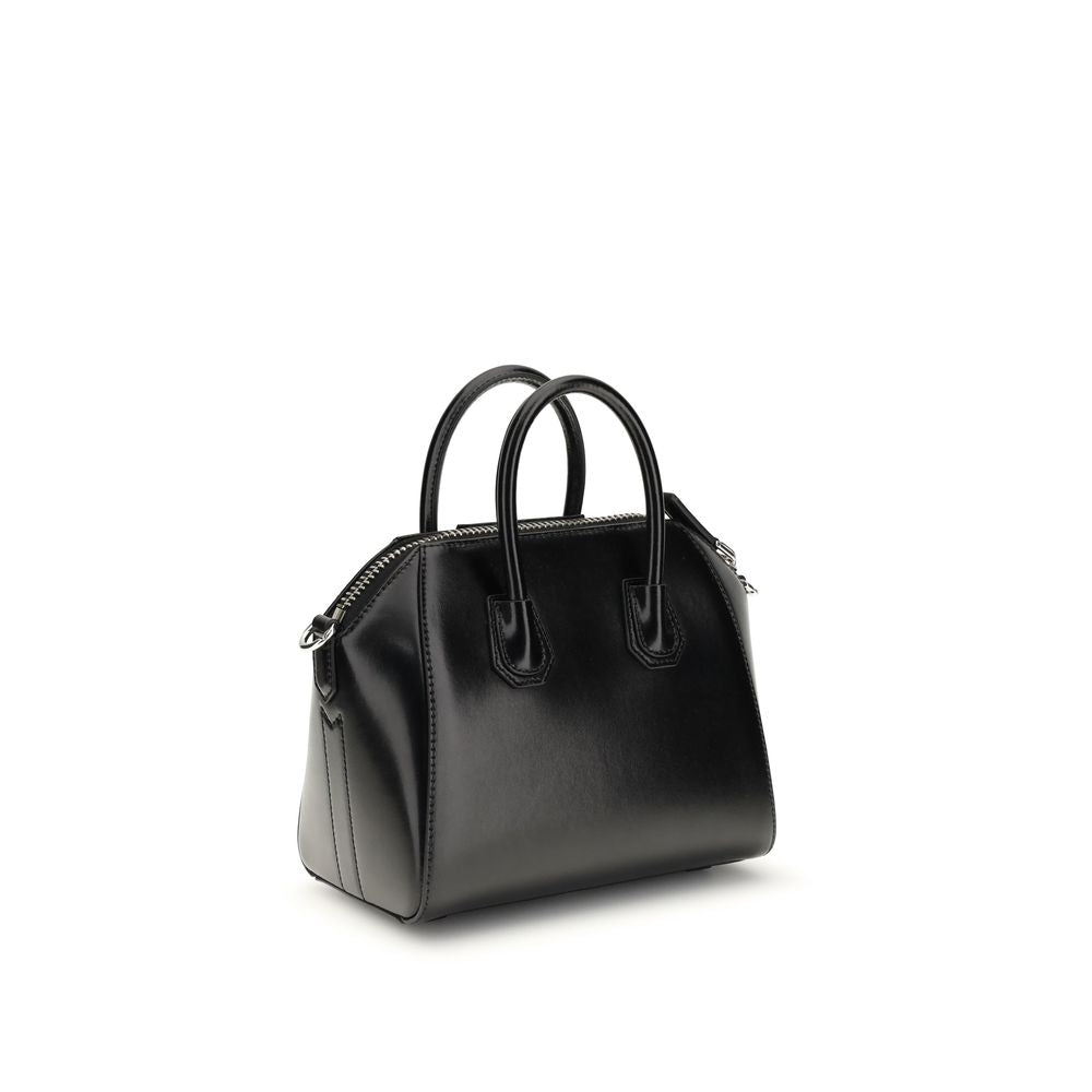 Black calf leather Bos Taurus handbag